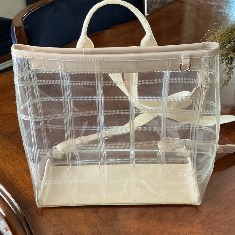 Draper James Clear Stadium Backpack